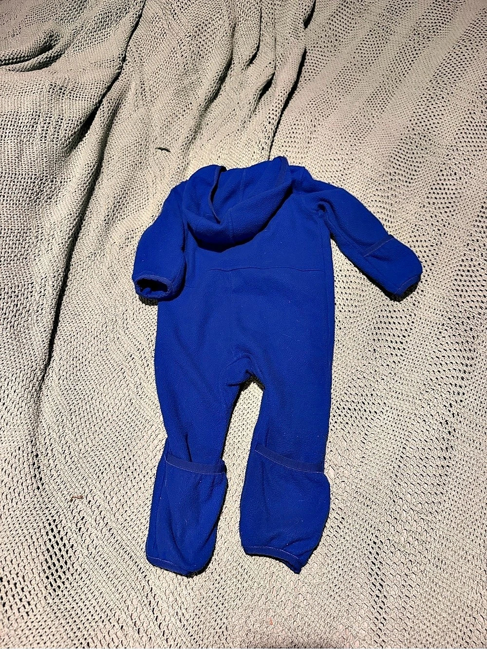 The North Face Infant Glacier One-Piece Blue Footie 6-12M